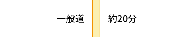 一般道 約20分